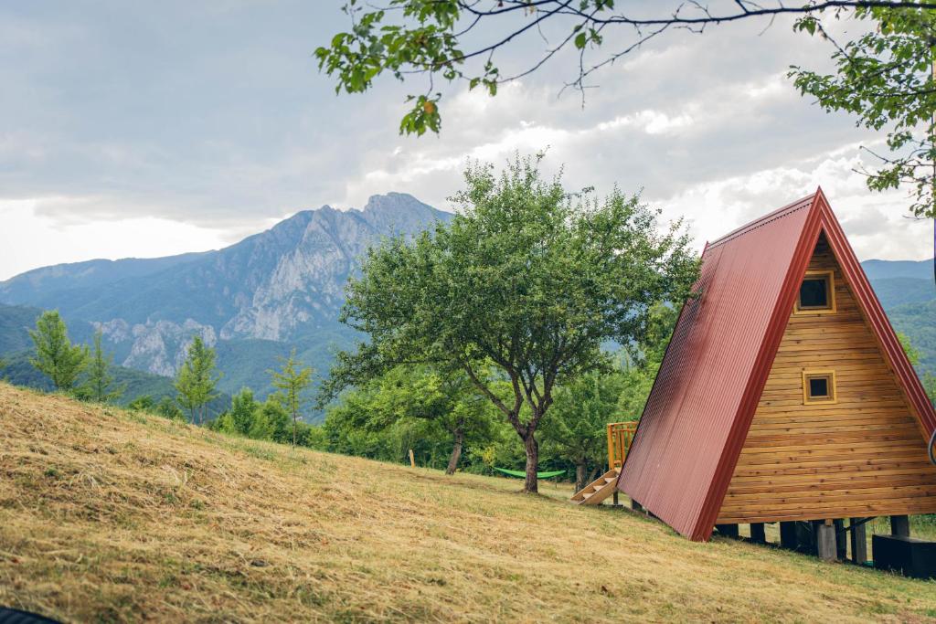 Accommodation at the campsite in Sutjeska National Park